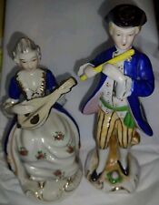 Lot of 2 Vintage Occupied Japan Victorian Figurines 7