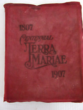 Rare - University of Maryland 1807-1907 Centennial Terra Mariae - Yearbook picture