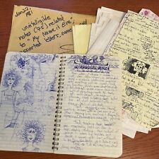 1975 Handwritten Notebook of Story Notes and Sketches Daughter of Known Author picture