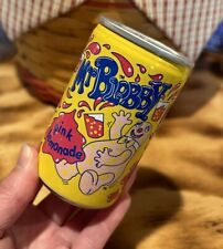 RARE Vintage 1992 MR BLOBBY Pink Lemonade Drink UNOPENED Soda Can - BBC England picture