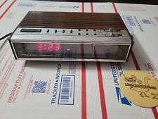 Vintage Realistic 12-1564 Chronomatic-257 Radio Alarm Clock Woodgrain AM/ FM picture