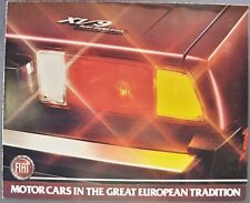 1981 Fiat X1/9 Coupe Sales Brochure Folder Poster Excellent Original 81 picture