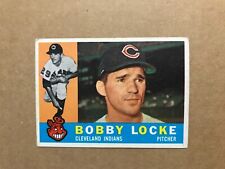 1960 Topps Bobby Locke card # 44 Pitcher Indians Vintage Baseball Card  picture