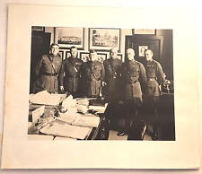 GENERAL JOHN A LEJEUNE USMC MARINE CORPS PHOTOGRAPH with 5 OFFICERS picture