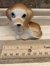 Vintage Dachshund Sitting Puppy Dog Ceramic Figurine Mcm picture