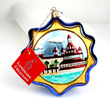 Hotel del Coronado Glass Christmas Ornament with Tag picture