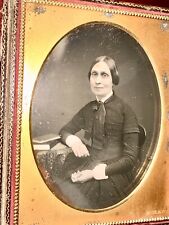 6x4 Half Plate Daguerreotype New York Woman by Henry Insley, 1850s picture