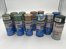 Lot 11 Vintage 1970s 80s Dupli-Color Paint Spray Cans Auto Car Collect Decor picture