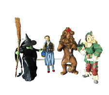 Set Of Four Wizard Of Oz Figurines Dorothy, Scarecrow, Lion And Wicked Witch picture