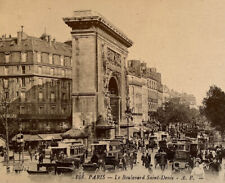 Atq Litho Postcard Early 1900s Carte Postale 148 Paris Le Boulevard St Denis AP picture