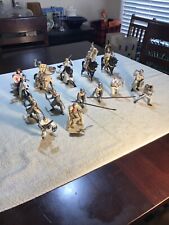 schleich Papo lot of 14 Crusader knights. 5 cavalry and 9 infantry. Army builder picture