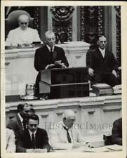 1917 Press Photo Woodrow Wilson gives War Tax Address - afa70101 picture