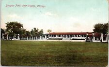 C.1910s Chicago IL Douglas Park Rest Plaza Gazebo Illinois Postcard A125 picture