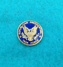 Republican Presidential Task Force Blue Enamel Lapel Pin picture