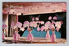 Las Vegas NV-Nevada, Stage Performance Stardust Hotel, Antique Vintage Postcard picture