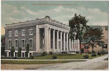 VTG 1915 Postcard - Library and Y, M. C. A. Building, Cooperstown, NY picture