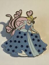 Disney Shopping - Cinderella Princess Hearts Pave Jumbo Pin LE 300 2010 picture
