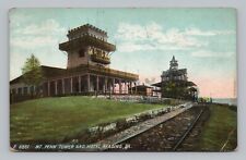 Postcard Mt. Penn Tower & Hotel Reading Pennsylvania c1908 picture
