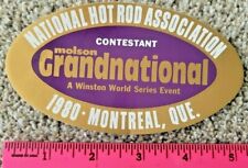 NHRA 1980 GRANDNATIONAL MONTREAL CONTESTANT DECAL/STICKER  picture