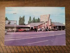 Postcard AZ Arizona Show Low Round Up Motor Lodge Motel Roadside picture