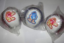3 Lots of 2005 M&M's World Blue,Red Collectible Souvenir Baseball MM Mars Inc.  picture