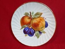 Vintage Old Nuremberg Bavaria Germany Plate, Apples Plums, Fruit Pattern 7