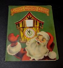 Vtg 1954 Santa's Cuckoo Clock Pop-Up Lithograph Book-Dorothy N. King-Great Cond. picture