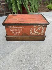 RARE Antique PRE-PROHIBITION Robinson Aronheim Co Whiskey Crate Detroit USA picture