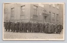 MILITARY RPPC Latvian Soldiers WWI Era Photo Postcard 4D picture