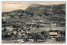 c1910 Küssnacht against the Rigi Switzerland Unposted Antique Postcard picture