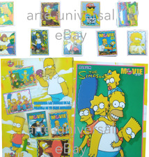 COMPLETE STICKERS SET MINI ALBUM The Simpsons Sticker Collection Colombia RARE picture
