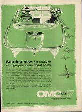 1962 PAPER AD ARTICLE OMC Deluxe 17 Three-Point Inboard Runabout Boat  picture