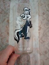 Vintage 1973 PEPE LE PEW Pepsi Glass Collector Series Warner Bros Looney Tunes picture