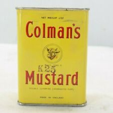 Vintage Colman's Double Superfine Mustard 2 oz Tin MM picture