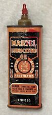 Vintage MARVEL LUBRICATING OIL 4 Oz  Oiler Can Tin picture