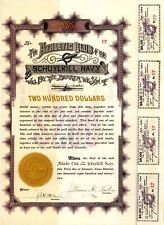 Athletic Club of the Schuylkill Navy Co. - $200 Bond - Sports Stocks & Bonds picture