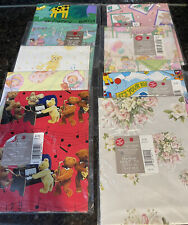 Vtg  American Greetings Gift Wrap 9 Sheets for Birthdays & Baby~Bears, Kermit... picture