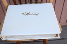 Topflight VTG Our Wedding Photo Album Leather Binding picture