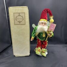 Vintage Retired Mark Roberts Christmas Decor Santa Elf  11” Figurine W/stand picture