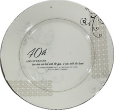 40th anniversary plate as a canvas of memories picture