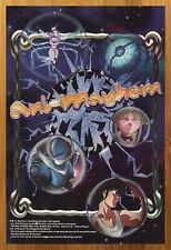 1995 Ani-Mayhem CCG Vintage Print Ad/Poster Anime TCG Card Game Promo Art 90s picture