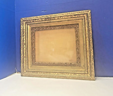 Vintage Large Gold Ornate Wood Picture Frame Gilt Filigree 16 x 14 picture