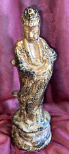 Vintage Chinese Ceramic Quan-yin Figurine Statue 5 1/4” Tall picture