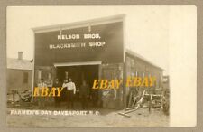 Davenport ND North Dakota,  Nelson Brothers Blacksmith Shop on Farmers Day picture