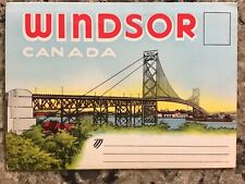 Vintage Windsor Canada Postcard Folder - 16 Views  - Photogelatine Engraving Co picture