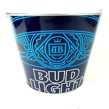 Bud Light Logo Ice Bucket Budweiser Blue Beer Mancave Bar picture