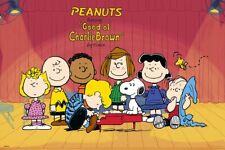 2023 PEANUTS POSTER GOOD OL CHARLIE BROWN LUCY SNOOPY SCHROEDER NEW 36x24 picture