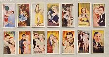 1935 CARRERAS FAMOUS FILM STARS LOT OF 14 LOY COLBERT CHEVALIER ARLISS YOUNG picture