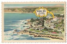 La Jolla California c1940's Colonial Hotel, coastal scene, Pacific Ocean picture