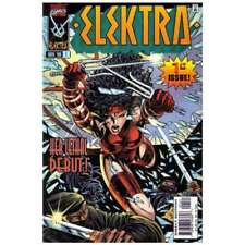 Elektra #1 Variant 1996 series Marvel comics VF+ Full description below [y` picture